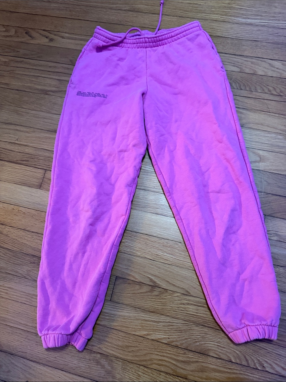 Pangaia Kids Hot Pink Drawstring Sweatpants